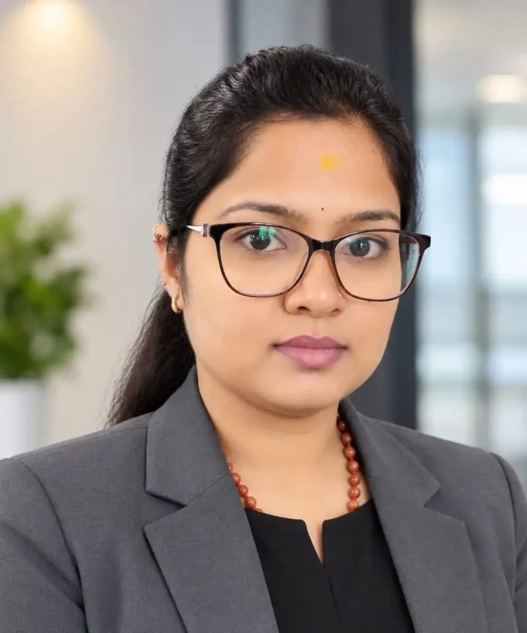 Priyanka G, Accounts Executive at Aladi Interiors